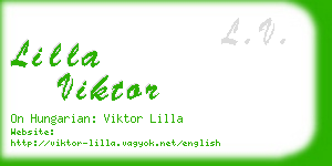 lilla viktor business card